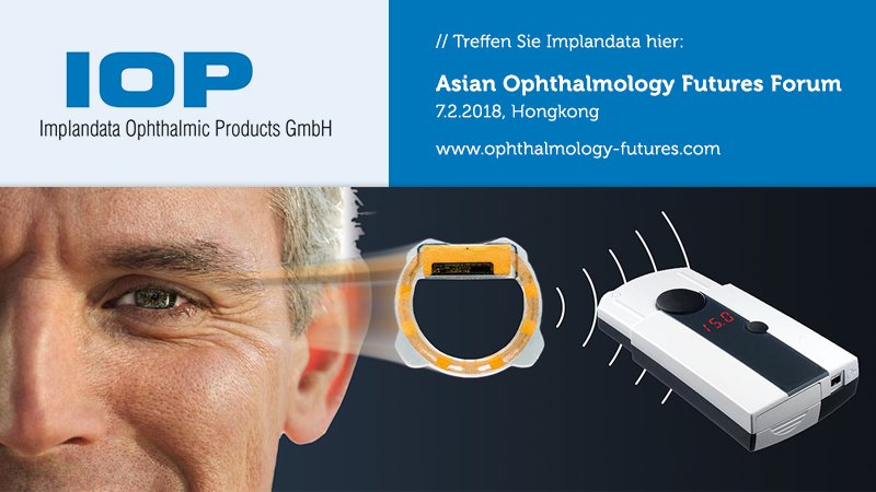 medifundo's tweet photo. Internationale Märkte im Blick: @Implandata präsentiert #EYEMATE-System zur #Glaukom-Behandlung auf dem Asian #Ophthalmology Futures Forum 2018 @OphthalmologyFF im Februar in Hongkong. Mehr Infos zur Firma auf medifundo.de: https://t.co/f5cZ2QR2TX https://t.co/6DjRXGFBMg