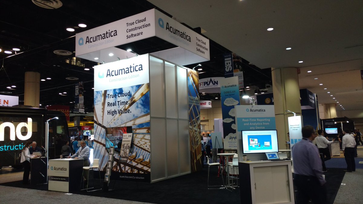 About to get started at the international Builders Show in the Acumatica booth #ibsorlando