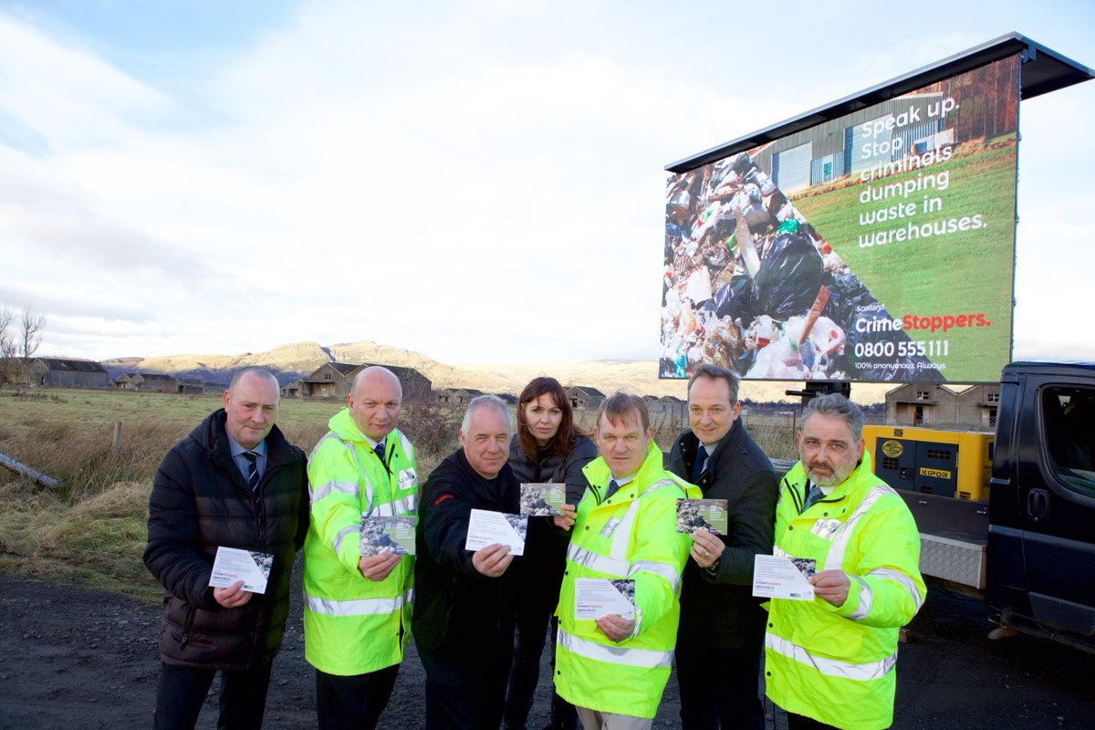 ACRplus's tweet photo. 1 month ago LIFE SMART Waste project partnered with @CrimestoppersUK to launch a campaign to help tackle the issue of illegal dumping of #waste in warehouses and farm buildings in #Scotland - https://t.co/NlOyBMVKlz #wastecrime #LIFEprojects #LIFE_Programme https://t.co/RntLVvcqef