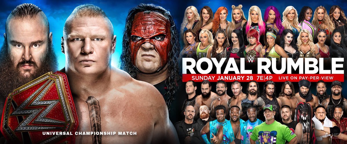 Resultado de imagem para ROYAl rumble 2018 POSTER