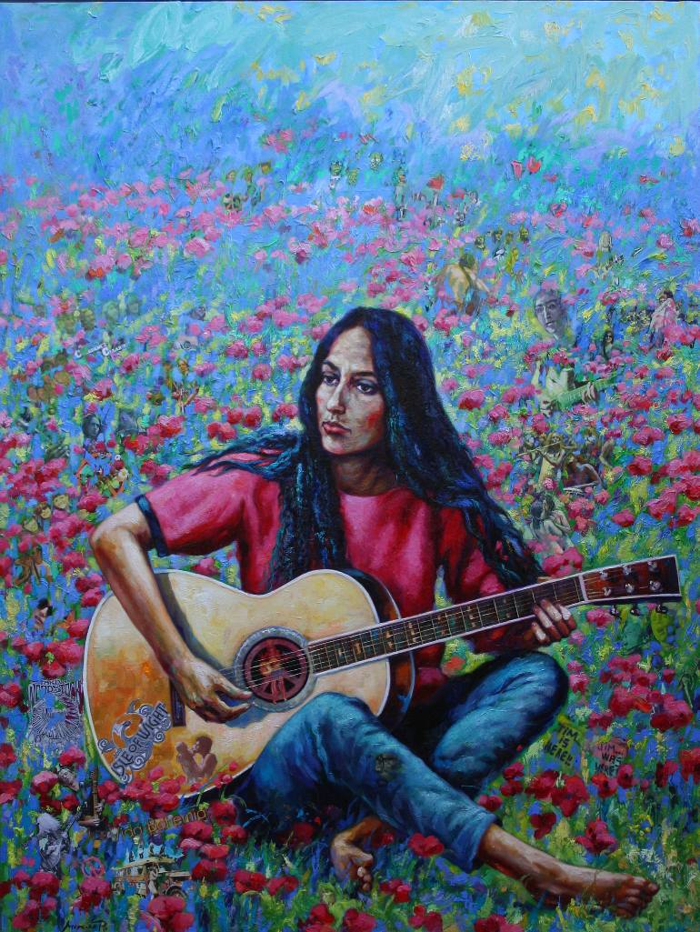 Happy Birthday JOAN BAEZ Saatchi Paco Moreno 