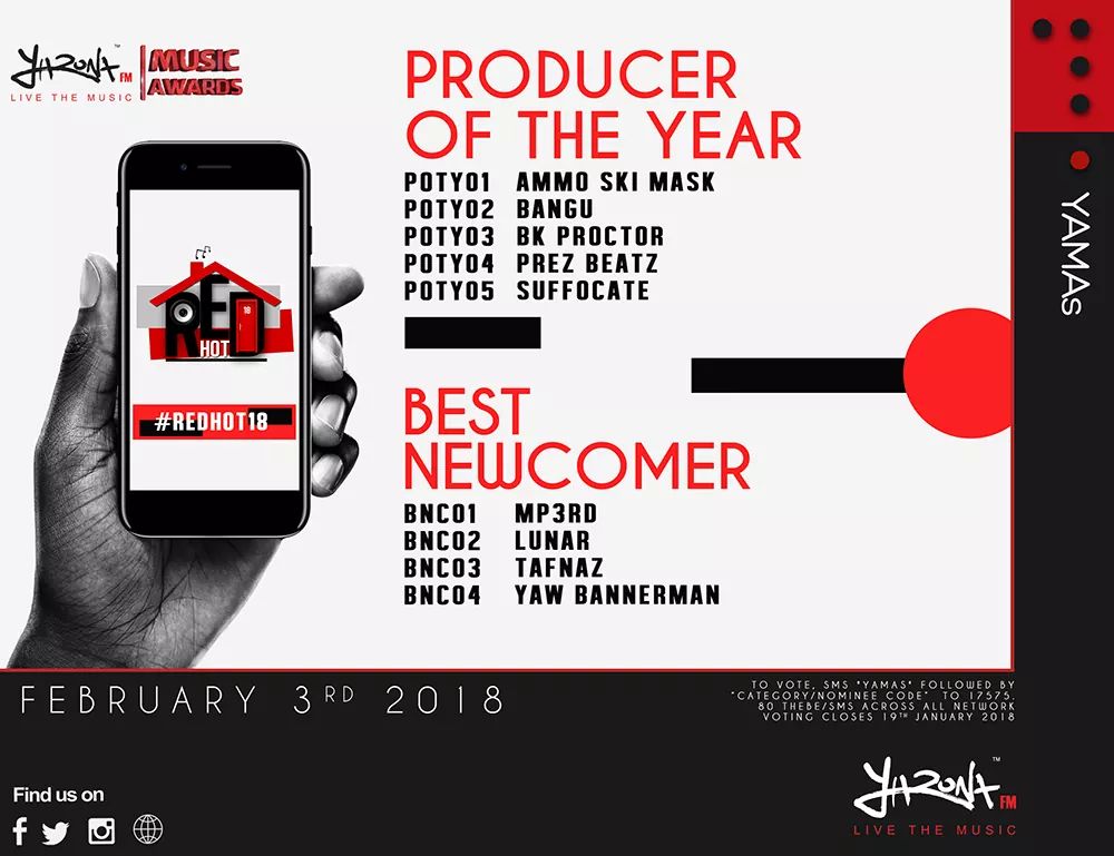 hennymaps's tweet photo. 📸 @therealyaronafm #YAMAsNominees |
Have you voted for your favourite(s) to win come #3Feb2018 ?!
VOTING LINES CLOSE IN 10days time. VOTE NOW!
@amantlebrown @DjAnthemBw @TEAMDISTANT @Hancbw2 @VEE_MAMPEEZY @MsKelsDJ https://t.co/TxfXQg6CVy