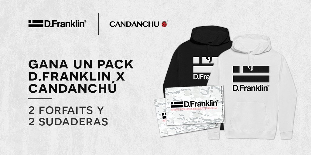 candanchuesqui's tweet photo. ¿Quieres 2 forfaits de día para #Candanchú y 2 sudaderas @DFranklinOFCL? 

- Haz RT
- Síguenos en @InfoCandanchu ⛷
- Dinos con quién compartirías el premio y por qué, utilizando el hashtag #DFranklinxCandanchu ❄

*Participa hasta el 14/01 a las 23:59h https://t.co/UEl3dB4Bgy
