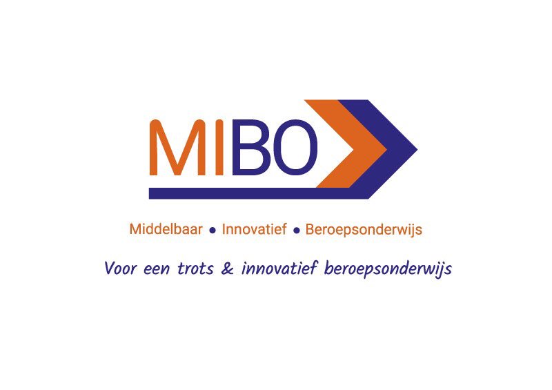 Met trots mogen wij ons logo bekend maken! Ontworpen door student Ivan Dil die de opleiding Grafisch Vormgeving doet aan het @mediacollege! Ivan, hartstikke bedankt! #MIBO #MIBOmindset #mbo