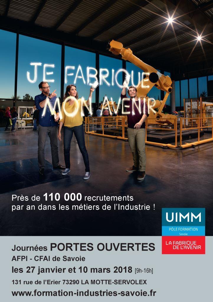 UIMM SAVOIE (@uimmsavoie) on Twitter photo Les métiers de l'industrie recrutent ! <a href="/UIMMSAVOIE/">UIMM SAVOIE</a>
Le Pôle Formation Savoie ouvre ses portes le 27 janvier et vous informe sur ses formations, CAP, BAC PRO, BTS et CQPM. Venez également découvrir nos plateaux techniques! Les métiers de l'industrie recrutent ! <a href="/UIMMSAVOIE/">UIMM SAVOIE</a>
Le Pôle Formation Savoie ouvre ses portes le 27 janvier et vous informe sur ses formations, CAP, BAC PRO, BTS et CQPM. Venez également découvrir nos plateaux techniques!