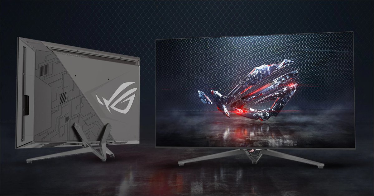 NIP's tweet photo. .@ASUS_ROG just introduced the ROG Swift PG65; a mighty 65" 4K UHD + 120Hz gaming display for the enthusiast gamer. What a beast! 😍
So what game would you play first on this thing?
#AsusROG #ROG #CES2018 #ROGSWIFT #PG65 #BFGD https://t.co/P3pvcteNis