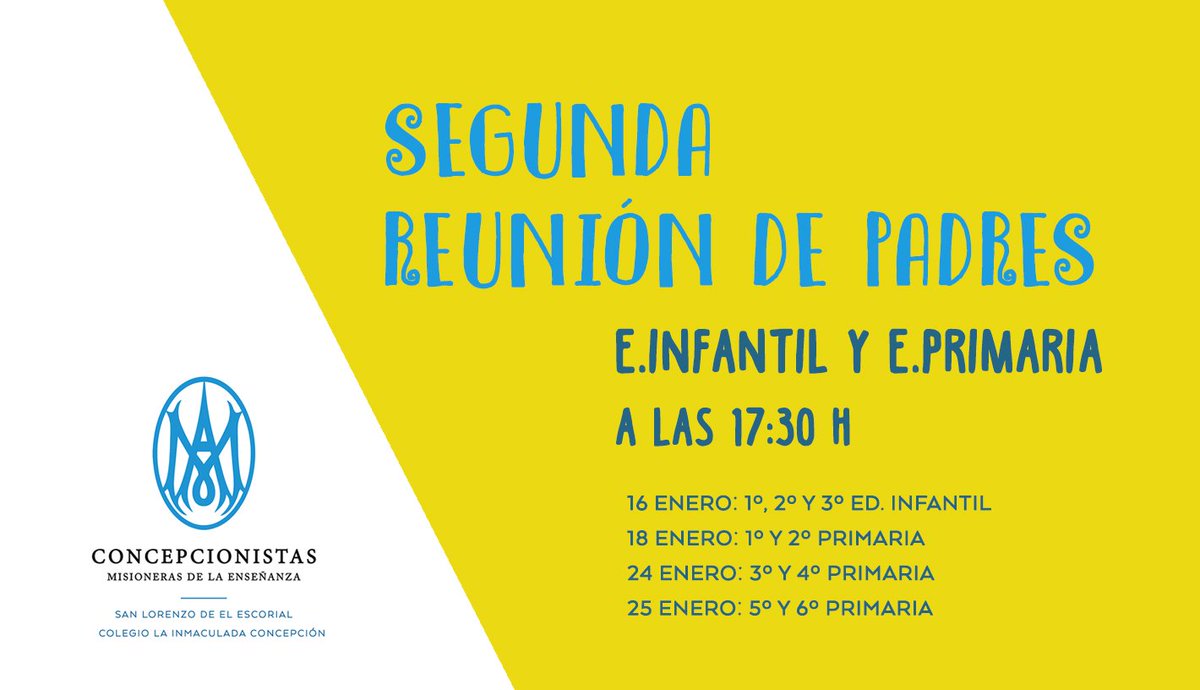 concepcionistaE's tweet photo. Segunda reunión de padres de alumnos de EI y EPO  https://t.co/VkQ4pVVG2e https://t.co/dN531xqrAu
