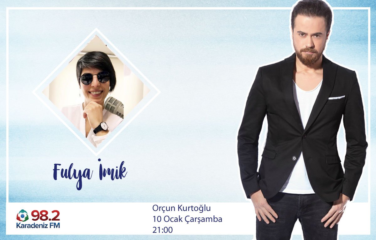 .<a href="/orcunkurtoglu/">Orçun Kurtoglu</a>, yarın saat 21:00'de Karadeniz FM'de <a href="/fulyamik/">Fulya İmik</a>'in konuğu olacak 🎶