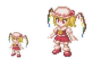 Eda フランドール スカーレット 上出来 Picopiyo Pixelart ドット絵 毎日ドット絵 東方