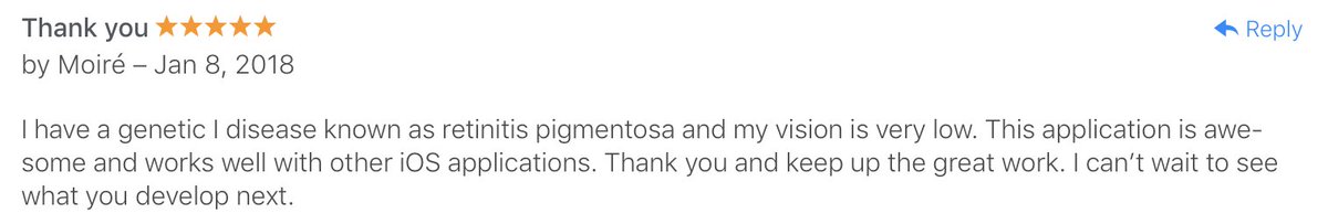 BigKeysKeyboard's tweet image. We love seeing these amazing reviews @AppStore 
Thank you for you support and we are happy that Big Keys is helping people everywhere. #iOS #Accessibility  #app appsto.re/gb/4CkYgb.i