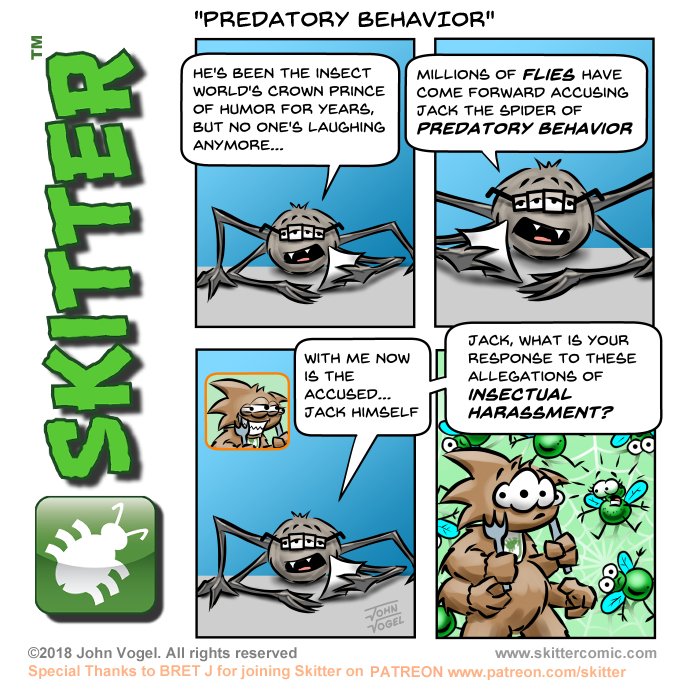 SkitterComic's tweet photo. "Predatory Behavior"  ( Please Retweet! ) https://t.co/WJUephKyJi