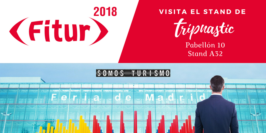 Tripnastic's tweet photo. La feria de turismo más importante @fitur_madrid, nos espera del 17 al 21 de enero en el Pabellón 10 Stand A32 en @feriademadrid ¡Tenemos muchas ganas de estar allí! #fitur2018 #allinfivedays #turismo #ifema https://t.co/TRrio3IVFG