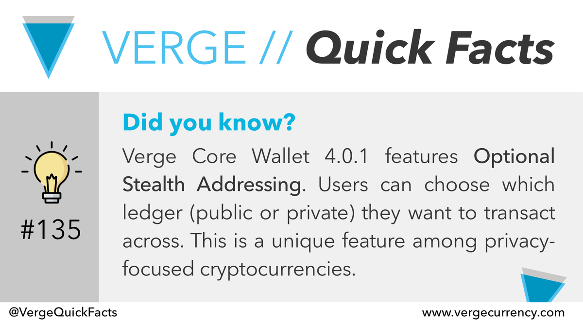VergeQuickFacts's tweet photo. #135

#vergecurrency $XVG #bitcoin $BTC #btc #Blockchain #cryptocurrency #Verge #XVG #crypto #altcoin #altcoins #fintech #NextBitcoin #VergeFam #WraithProtocol https://t.co/G9wXLwU63y