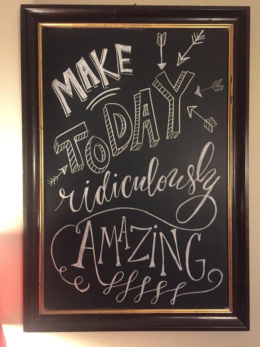 2-hour delay = time to play with chalk. Let’s #maketodayridiculouslyamazing !