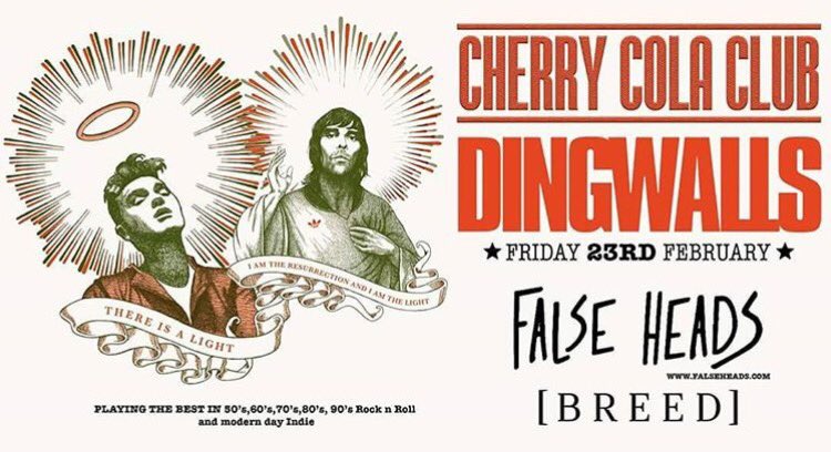 WhoisBREED's tweet photo. Uh-oh! 

Delighted to announce we'll be supporting the mighty @FALSEHEADS at their #Retina single launch for @cherrycolaclub at @DingwallsLive on 23rd February!

Tickets // https://t.co/yeohLh78zK https://t.co/jTJs8wvXFw