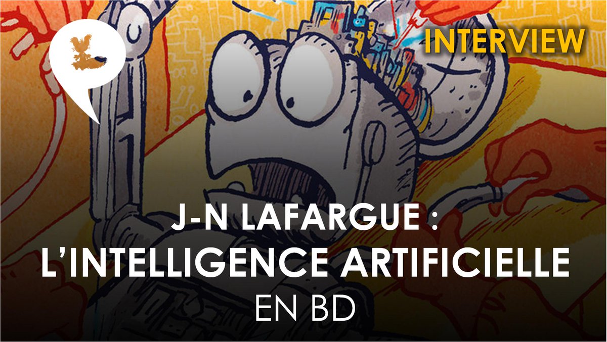 Phylacteres's tweet photo. L'intelligence artificielle expliquée en BD @LeLombard : Interview de @Jean_no Lafargue, chercheur. 

=> https://t.co/b3SRxrfAaf https://t.co/Yh3UgfRFpl