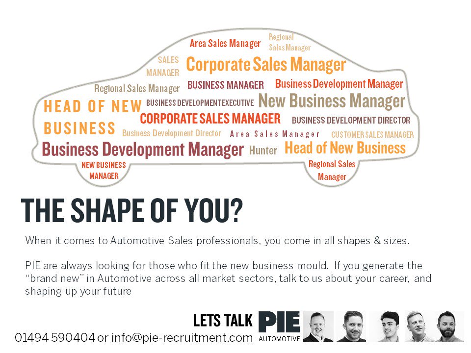 pierecruitment's tweet photo. Looking for a new #Automotive opportunity? Our Team are working on #Sales &amp; #Marketing roles in all different shapes &amp; sizes! get in contact today on 01494 590404 >> https://t.co/3uO8TN1IPu #Hiring #Careers #Opportunities https://t.co/F6RrvlMelJ