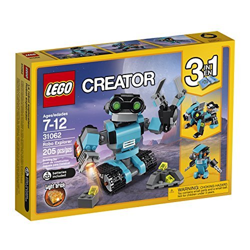 shoprobotzeus's tweet photo. #amazondeals LEGO Creator Robo Explorer 31062 Robot Toy from Lego: At the moment you are viewing LEGO Creator Robo Explorer 31062 Robot Toy which is one of our several available robotic items from the brand Lego. Choose this great product… https://t.co/lO6Mz9w6p2 #robotzeus https://t.co/Qd4Roq9dWK