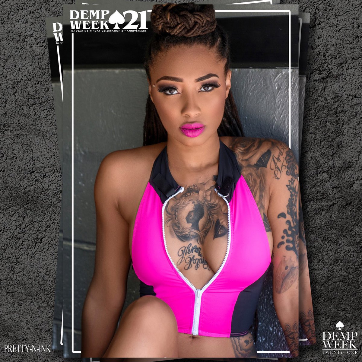 SincerelyShawn_'s tweet photo. @DutchessofInk invades the biggest weekend in Tallahassee for @DJDEMP #Dempweek21 https://t.co/dQmKgvMEMO