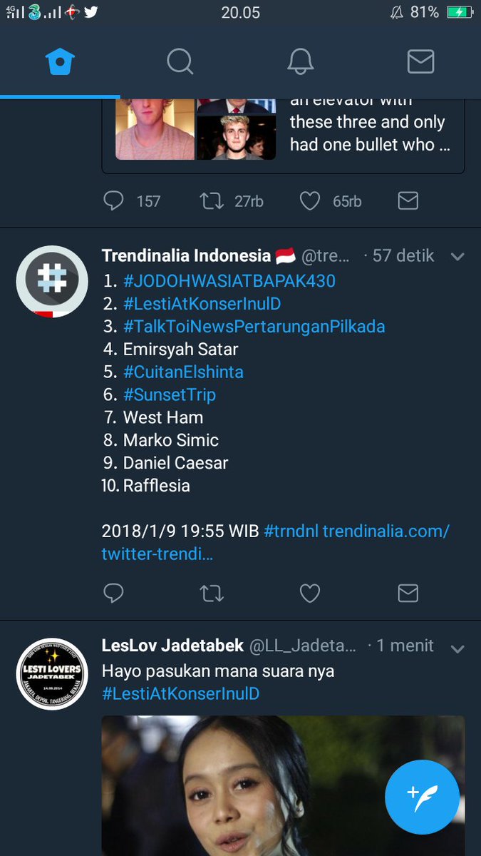 Yuk naikin lagi <a href="/Lesti_Jenong_DA/">Lestykejora</a> @IndosiarID #LestiAtKonserInulD