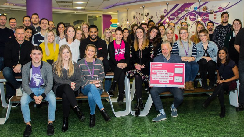 softcat's tweet photo. Today @ColinBrw signed Softcat's @TimetoChange mental health pledge and with the help of @MindCharity we’re raising awareness, reducing stigma and providing a more supportive environment: https://t.co/X3NZyqtYzg https://t.co/WtzLufqhI7