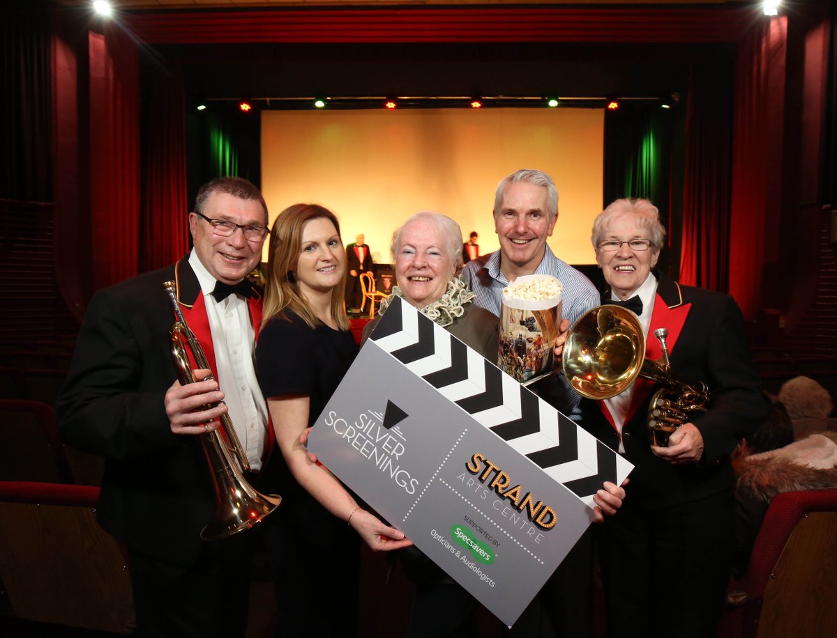 connswaterSC's tweet photo. @Specsavers Connswater are #delighted to support the new season of #SilverScreenings at @StrandArtsCentr , helping to enhance the social well being of the older population in the area.  🍿 https://t.co/s1KTvDpaSo