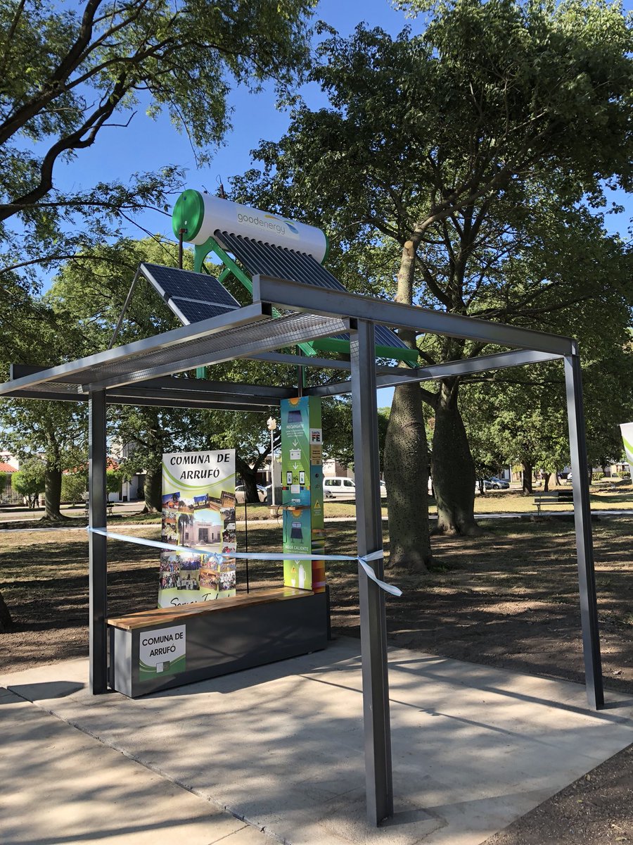 felipemichlig's tweet photo. Seguimos trabajando en la promoción y uso de energías límpias. Hoy inauguramos en Arrufó la segunda Estación Solar del Departamento San Cristóbal. https://t.co/jbh63HXS3c
