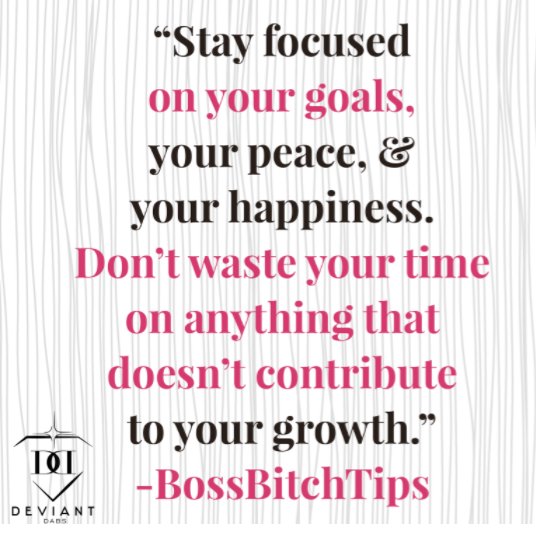DeviantDabs's tweet photo. Stay Focused! #DeviantDabs #FocusonYourGoals #YourGrowth #PersonalGrowth https://t.co/rOwYfgrN1w