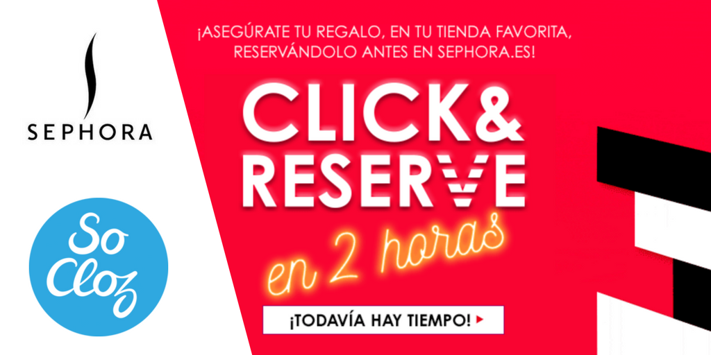 Socloz_ES's tweet photo. [News] #SoCloz, la plataforma de #digitalización del #comercio, tiene el placer de anunciarle la colaboracion con @Sephora para la funcionalidad de Click&amp;Reserve. https://t.co/iZx9CufXjA https://t.co/DTyZG7s8zy