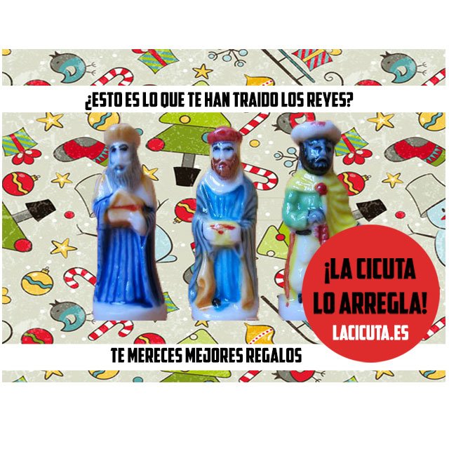 Cicuta_posters's tweet photo. ¿Esto es lo que te han traído los #ReyesMagos ?Te mereces mejores regalos. En #lacicuta lo arreglamos rápido con el cupón CAMBIOYCORTO para obtener un 20% de descuento en TODOS los productos de la tienda! https://t.co/Ln3ZjTRINM
