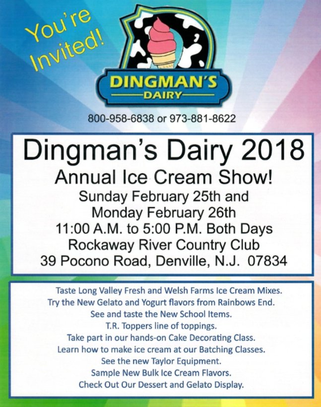 Dingman's Dairy on Twitter "Attention ice cream, frozen yogurt and