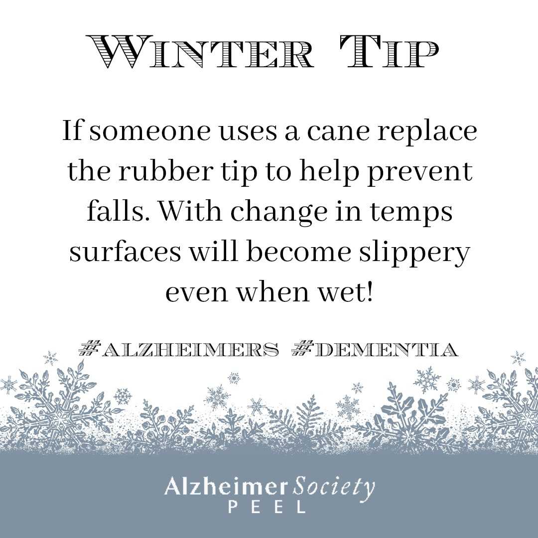 AlzPeel's tweet photo. Tip Tuesday! #Wintertime #alzheimers #dementia https://t.co/nb0FemdrHt