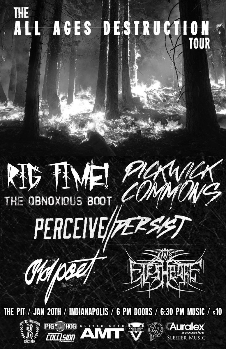 PerceivePersist's tweet photo. Sick house show in less than two weeks. Be there. -Message us or one of the other bands for address- https://t.co/sK2uyjj5Gj