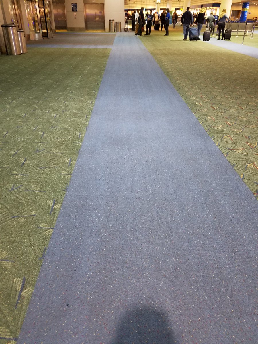 nrdalert's tweet photo. They rolled out the blue carpet for me. It's a sign. #teamblue #skogames2018 @MCarpenterLegal https://t.co/Htvxdzu9n4
