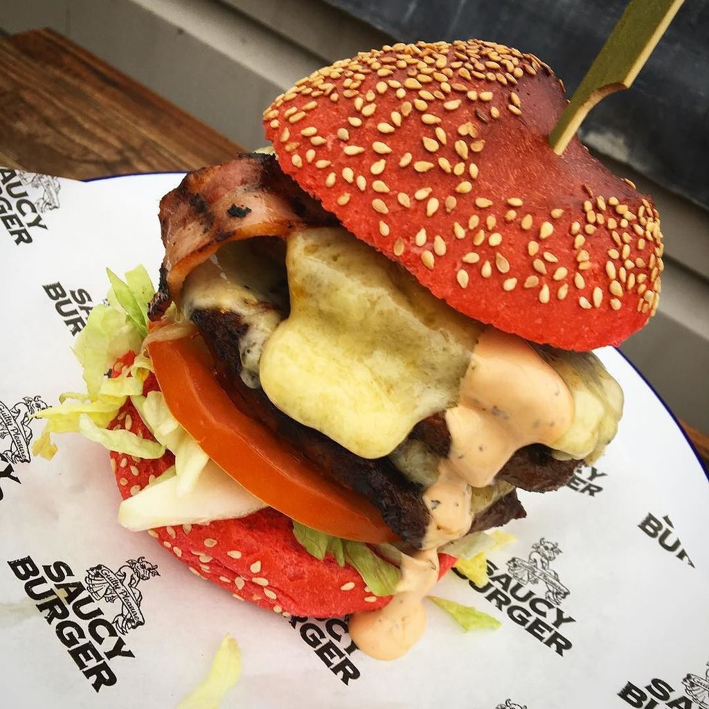 INTRODUCING: The Raymond ‘Red’dington. -
- This will be a #1 on the Most Wanted list with; x4 flame grilled patties, apple wood smoked cheddar cheese and smokey baconnaise along side all the usual suspects. Available this weekend! -
#saucy #blacklist #sa… ift.tt/2qKNbjR