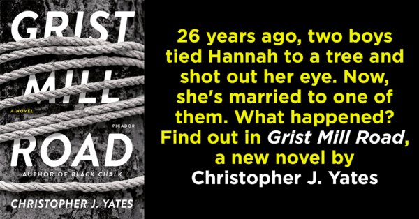 I'm so excited about #GristMillRoad - the first great thriller of 2018 - out today. Welcome to the dark side! thndr.me/Msex2X