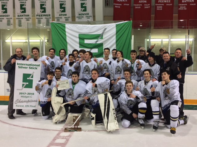 Congratulations to SF freshman Jack Kisela and his Hatfield Ice Dogs 16AA team as they won the International Silver Sticks tournament in Forest, Ontario over the weekend! The only USA team in the tournament, they beat the South Bruce Blades 2-1 in overtime in the championship.