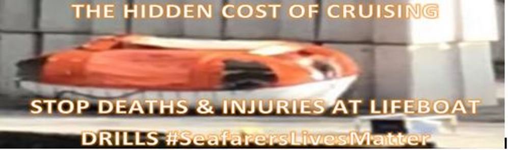 #SeaFarersLivesMatter  #RMTunion #NoDeathsAtDrills #NoInjuriesAtDrills #HealthAndSafety #KilledMoreThanSaved