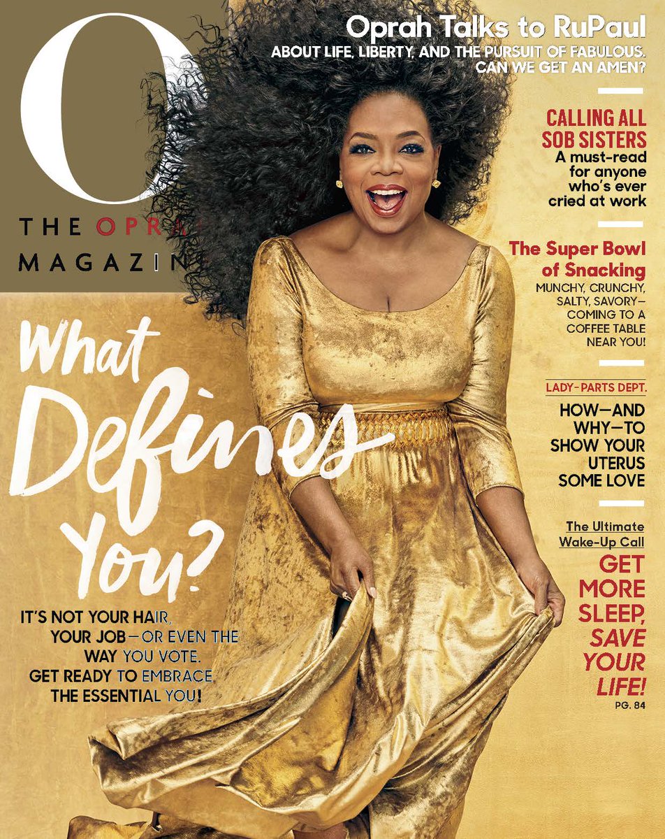 And finally, O's February cover #3: Solid gold. And finally, O's February cover #3: Solid gold.