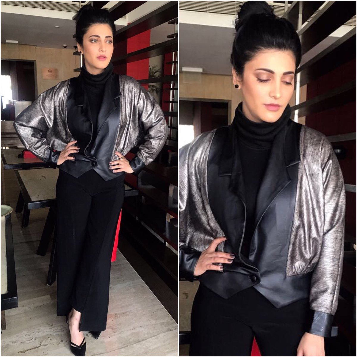 <a href="/shrutzhaasan/">shrutzhaasan</a> 
Outfit - @bhaavyabhatnagar 
Shoes - <a href="/zara/">ZARA</a> 
Styled by - @shreejarajgopal 

#bollywood #style #fashion #beauty #bollywoodstyle #bollywoodfashion #indianfashion #celebstyle #celebrityfashion #indianstyle #afashionistasdiaries #shrutihaasan #bhaavyabhatnagar
