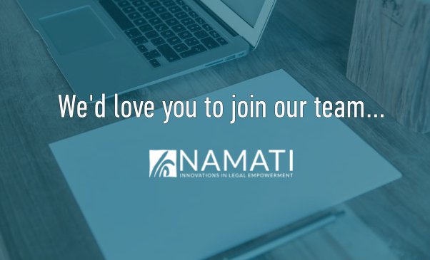 We're looking for an experienced environmental justice advocate to help us design our first legal empowerment program in the USA. For more info, visit bit.ly/jobEJdes #environmentaljustice #NGOjobs