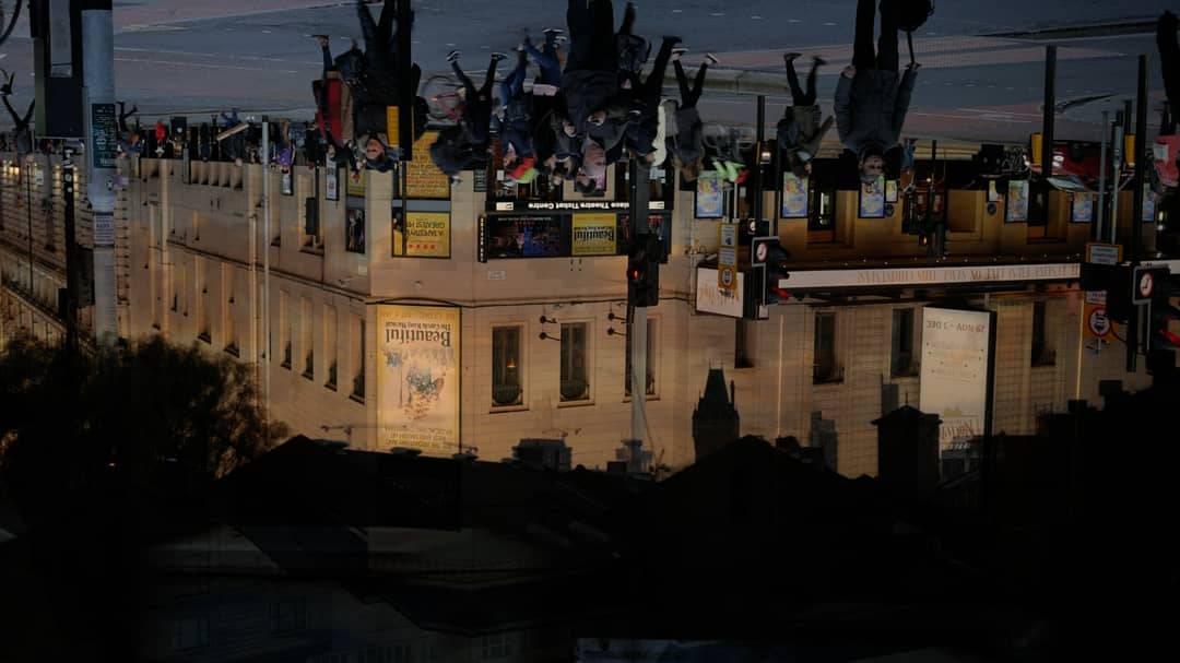 Three frames from a project I worked on before Christmas