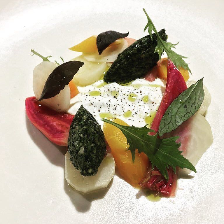TrinityLondon's tweet photo. Our Trinity Garden Winter Salad is proving very popular in January! Must be all those #2018goals #healthyeating #sustainableliving .
.
.
#trinitygardensalad #newyearnewme #newyearsresolution #dinemichelin #fourcourse #foiegras #stracciatella #trinitygard… https://t.co/G1Z06tUwzD https://t.co/KHnnfiKRXk