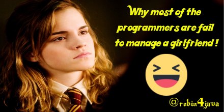 robin4java's tweet photo. #Programming
When you are busy to handle #Webpack #Babel #NodeModules #Nodejs #yarn #Databases #React_Components #React #Stateless_Function #npm #validator #props etc. , you haven't enough time to handle a #girlfriend ๐ฌ๐๐ https://t.co/6uWaW0nrwm