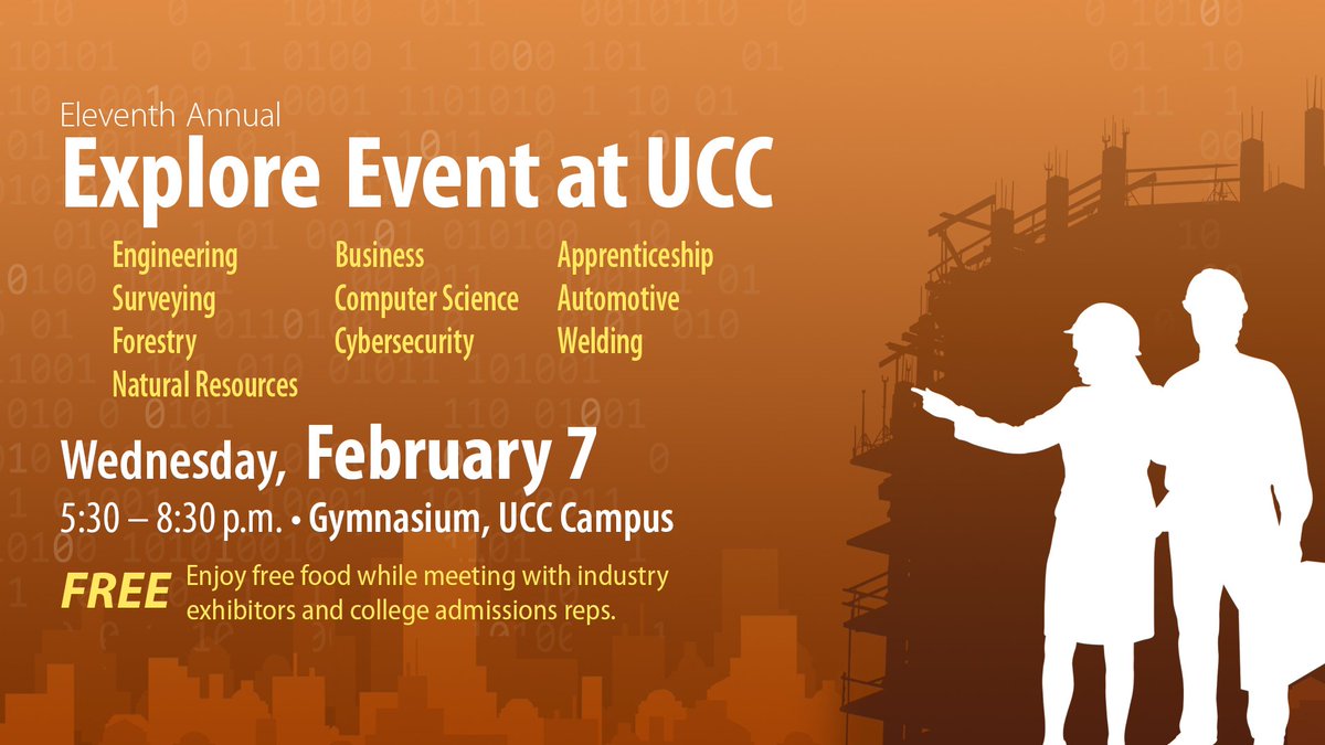 umpquacc's tweet photo. Explore what UCC has to offer! Enjoy free food, meet industry exhibitors, and talk with College reps. Pre-register today.
https://t.co/4hqs5mg7oc https://t.co/g8rRcRrff7