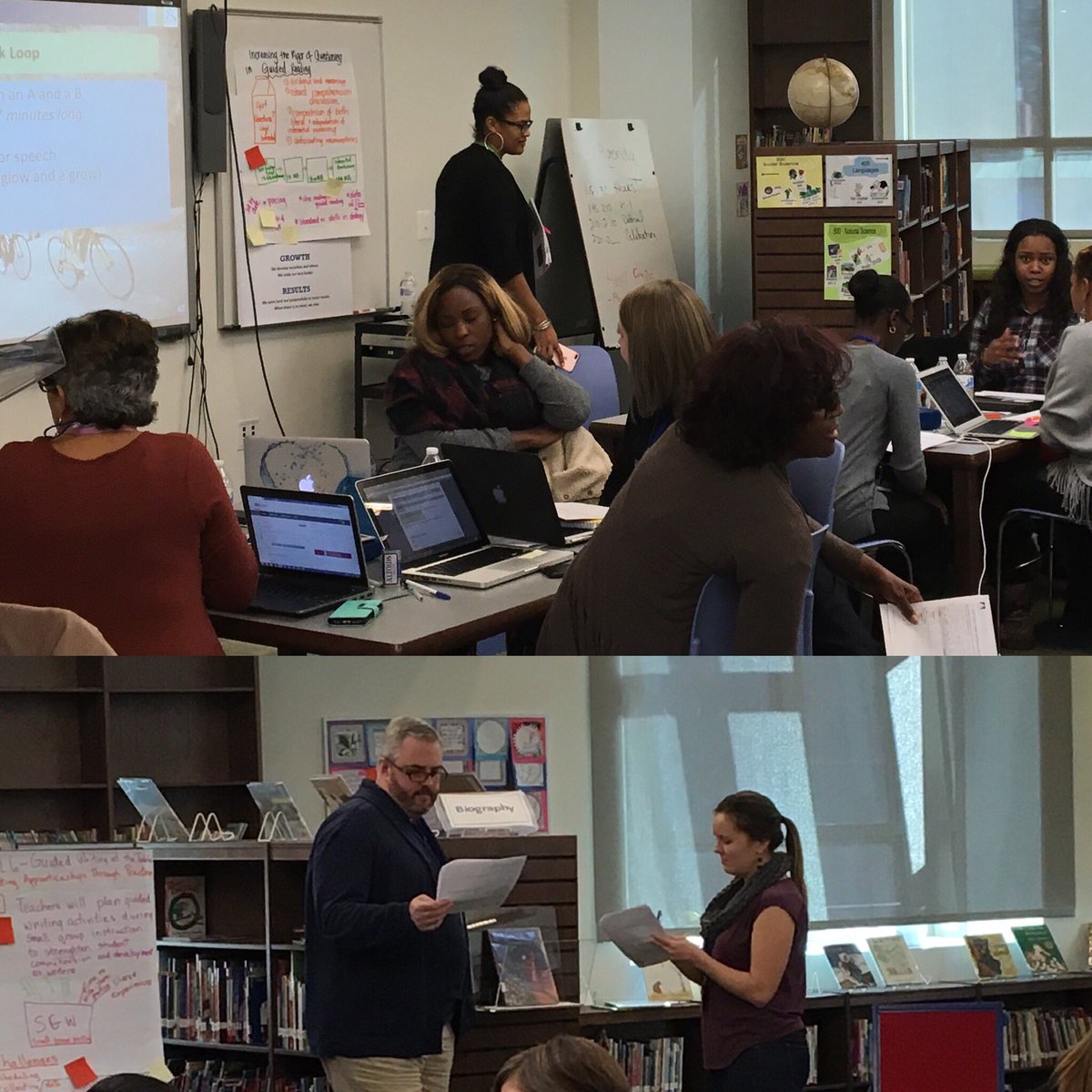 DCPSLeap's tweet image. Cluster 2/4 LEAP Leaders grow their practice as instructional leaders of their buildings @hearstes #dcpsleaps