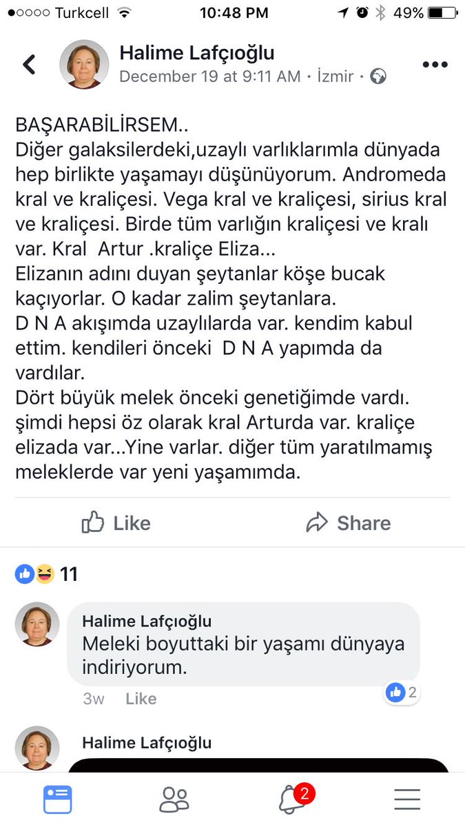 Sizi Vegalı Halime Lafçıoğlu ve müritleriyle tanıştırmak isterim.