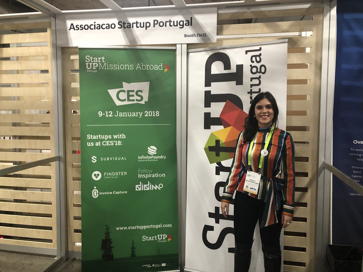 StartupPortugal's tweet photo. Weโre at @CES with #Findster #FollowInspiration #InfiniteFoundry #SubVisual #MyDidimo #InvoiceCapture ๐๐ผ#ThisIsPortugal #WorldTour https://t.co/Q3i8UsmS4i