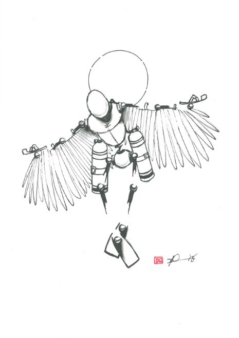 So my pal Cyrano Denn (<a href="/CyranoDennArt/">Cyrano Denn Art</a>) created this beautiful art work for me. He's really managed to capture how how I feel about diving, and indeed life. If you love his work as much as I do then why not take a look at his website cyranodenn.com