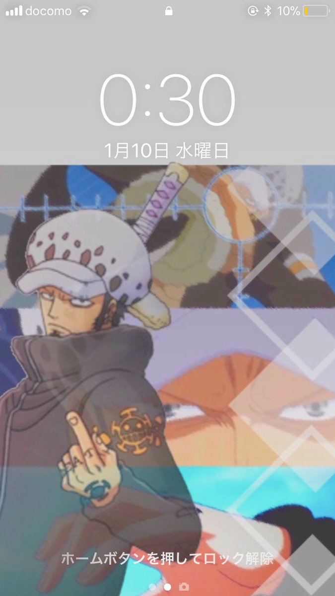 One Piece専用垢 Twitterren 左から右にロック画面変えた K Taru さんありがとうございます 早速愛用中